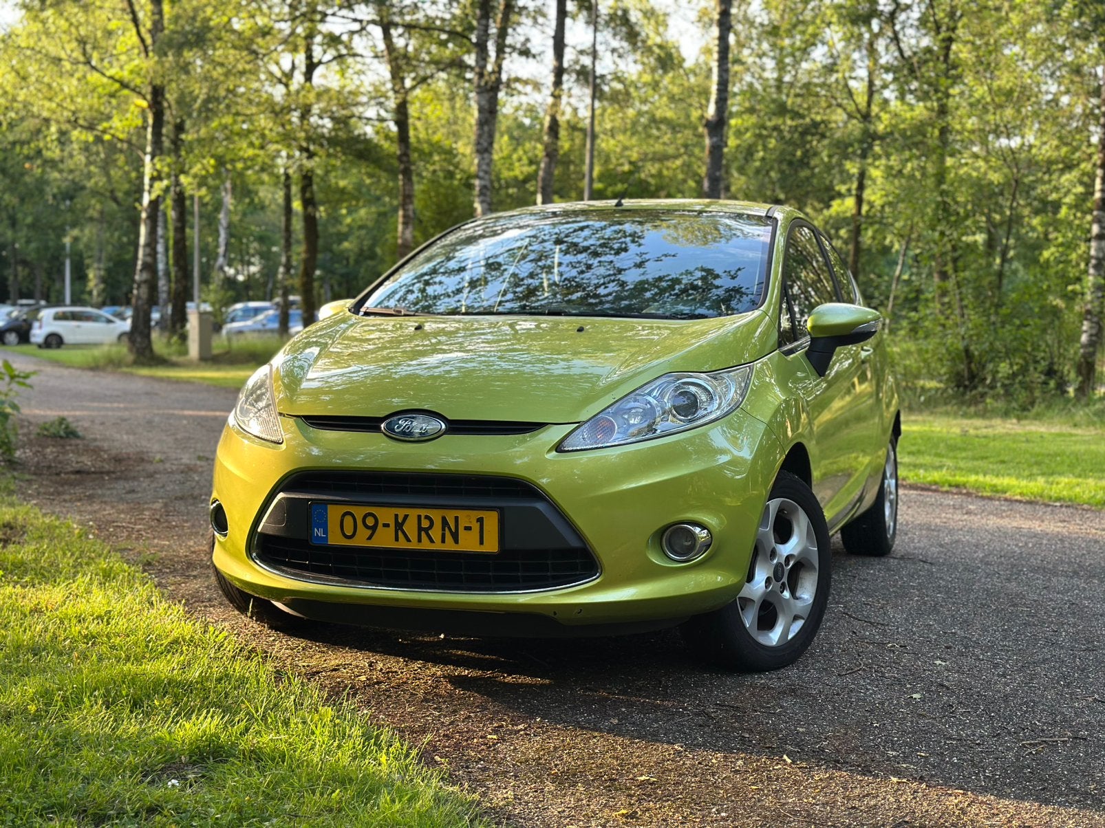 Ford Fiësta 1.25 60KW 3DR 2010 Groen Nap, Auto's, Voorwielaandrijving, 600 kg, 4 cilinders, Origineel Nederlands