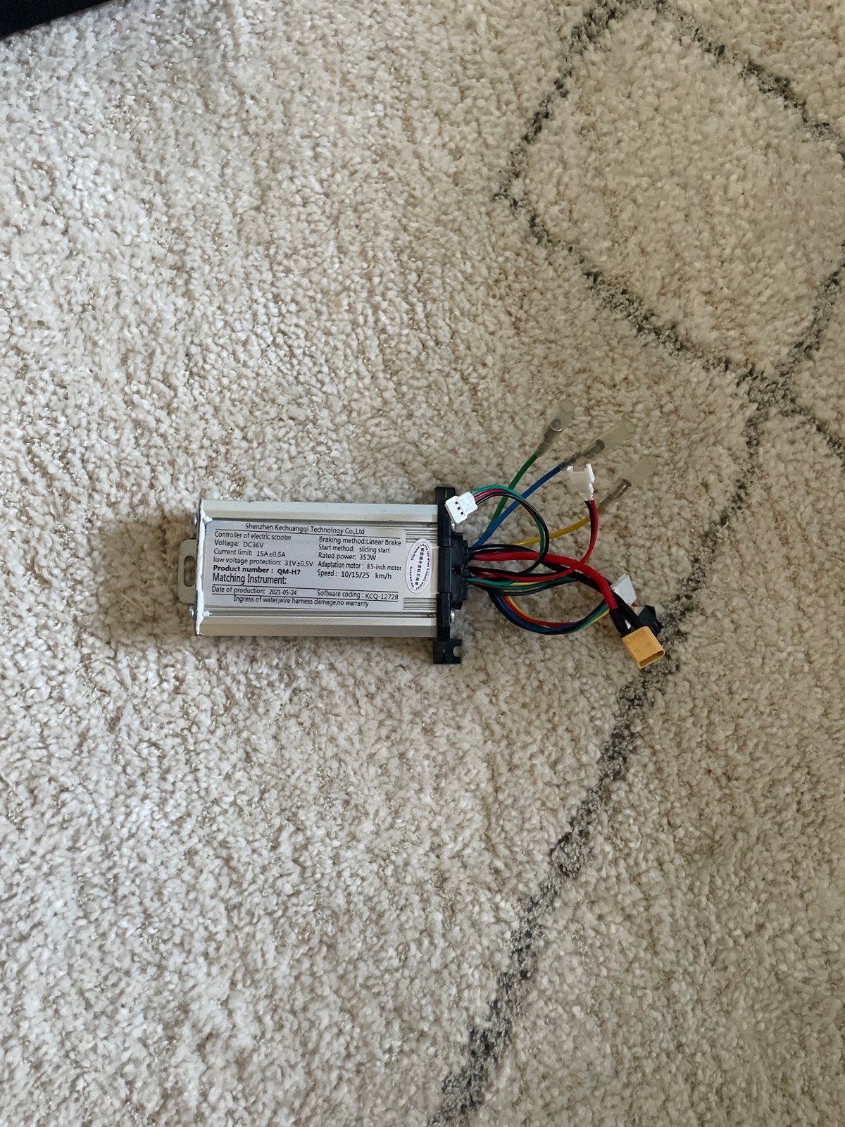 Elektrische step controller 36V, Fietsen en Brommers, Steps, Ophalen, Gebruikt, Elektrische step (E-scooter)
