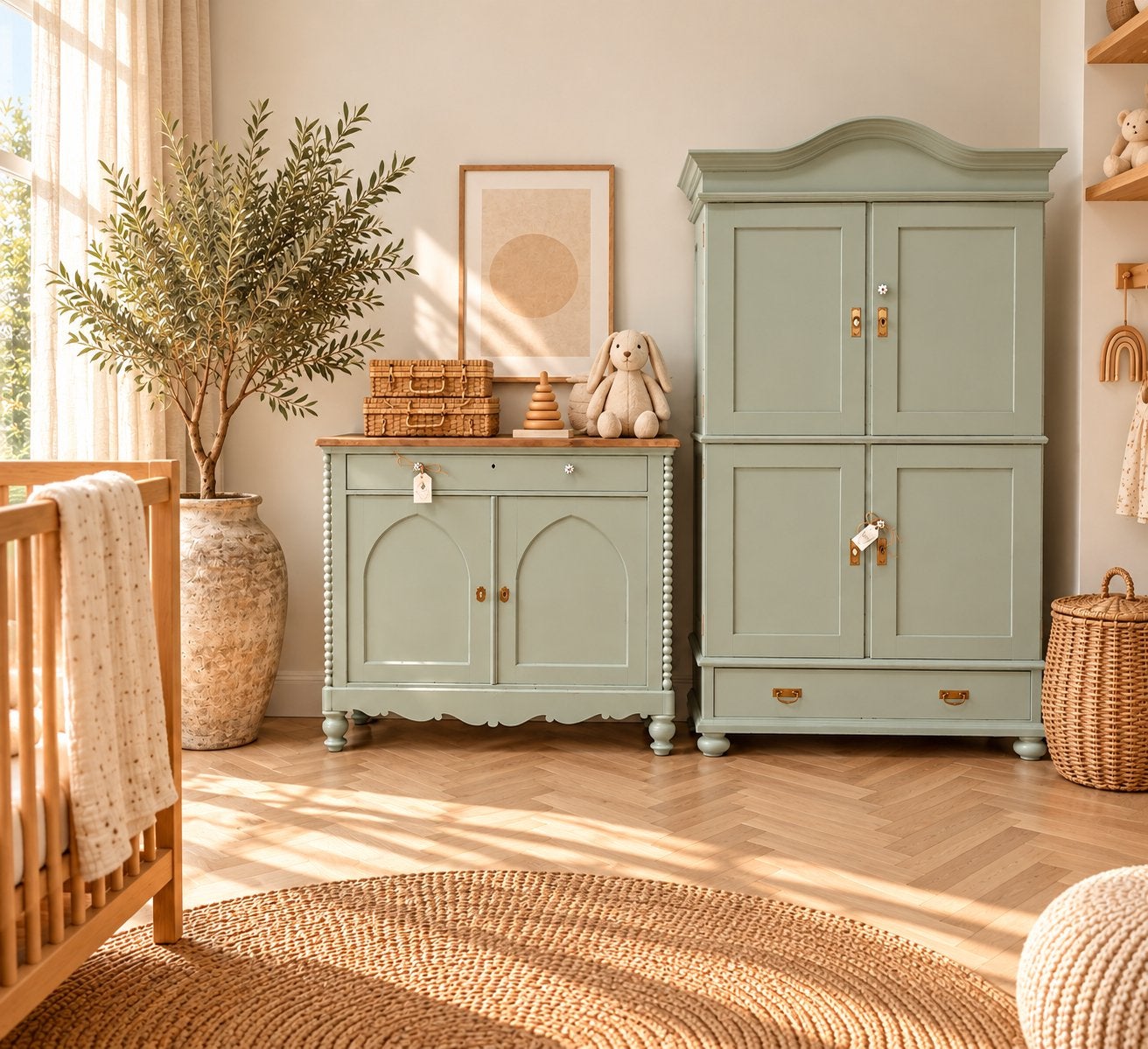 Pastel babykamer linnenkast meidenkast commode vintage, Ophalen, 50 tot 70 cm, Nvt, Nvt