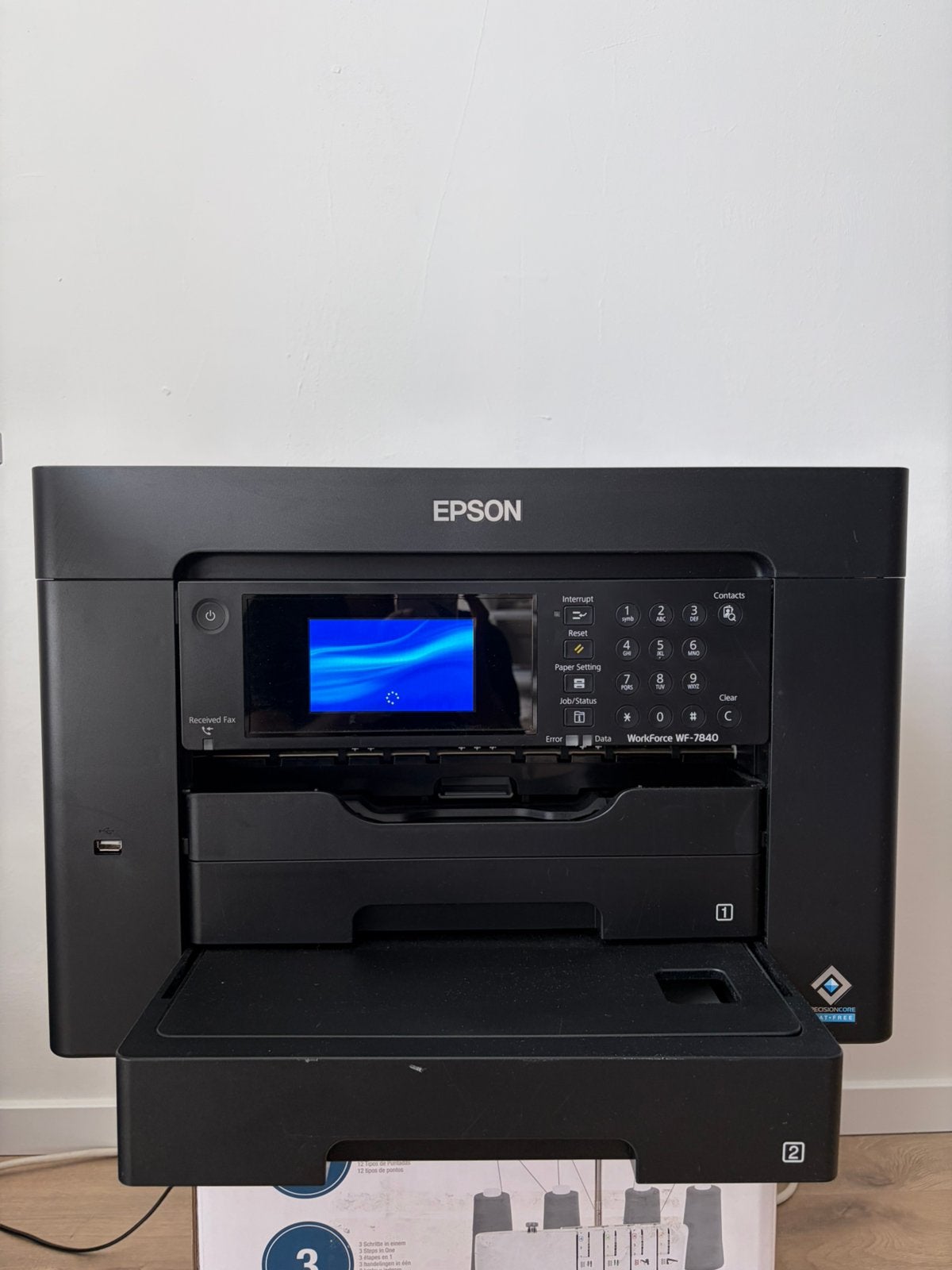 Epson Workforce A3/A4 printer + 3x inkt zgan, Ophalen, Printer, Inkjetprinter, Ingebouwde Wi-Fi