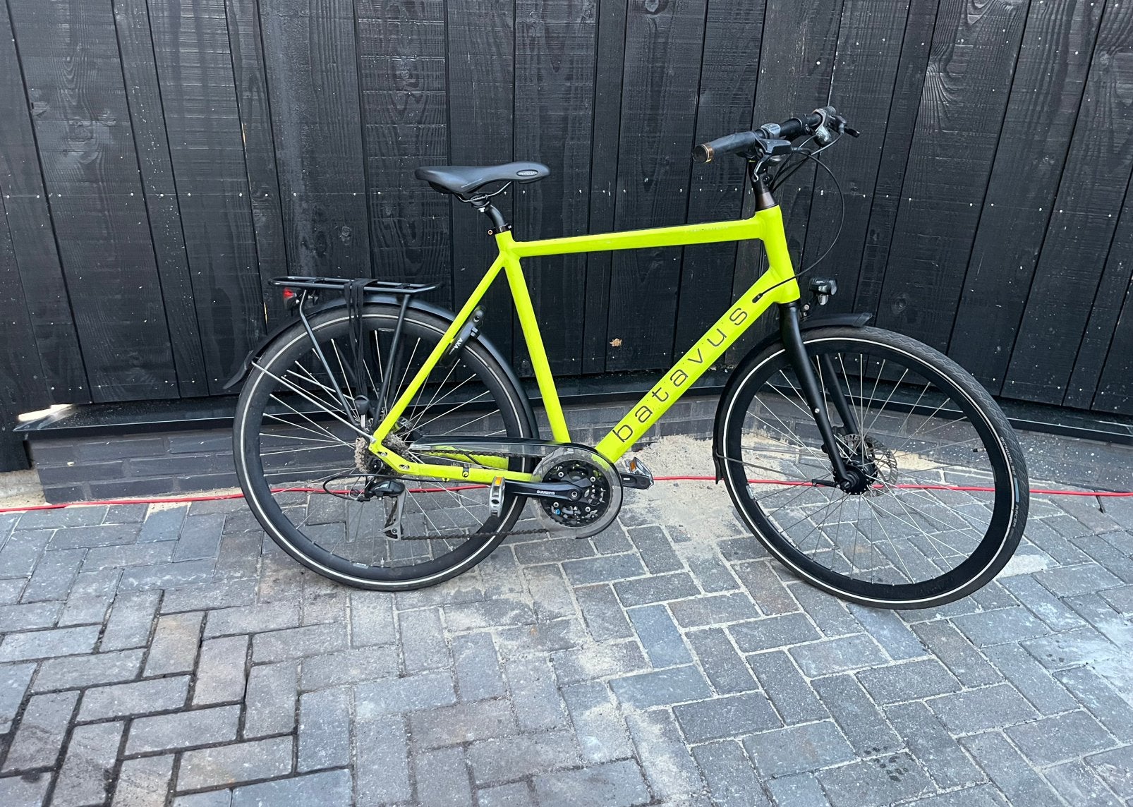 Batavus Zonar 2020 | Maat 61 | Fluor Geel/Groen, Ophalen, 28 inch, Gebruikt, Batavus