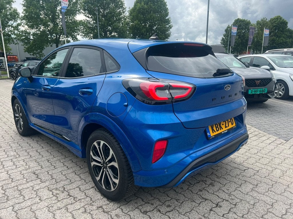 Ford Puma 1.0 EcoBoost Hybrid ST-Line virtual cockpit, stoel, Voorwielaandrijving, Stof, Blauw, Bedrijf