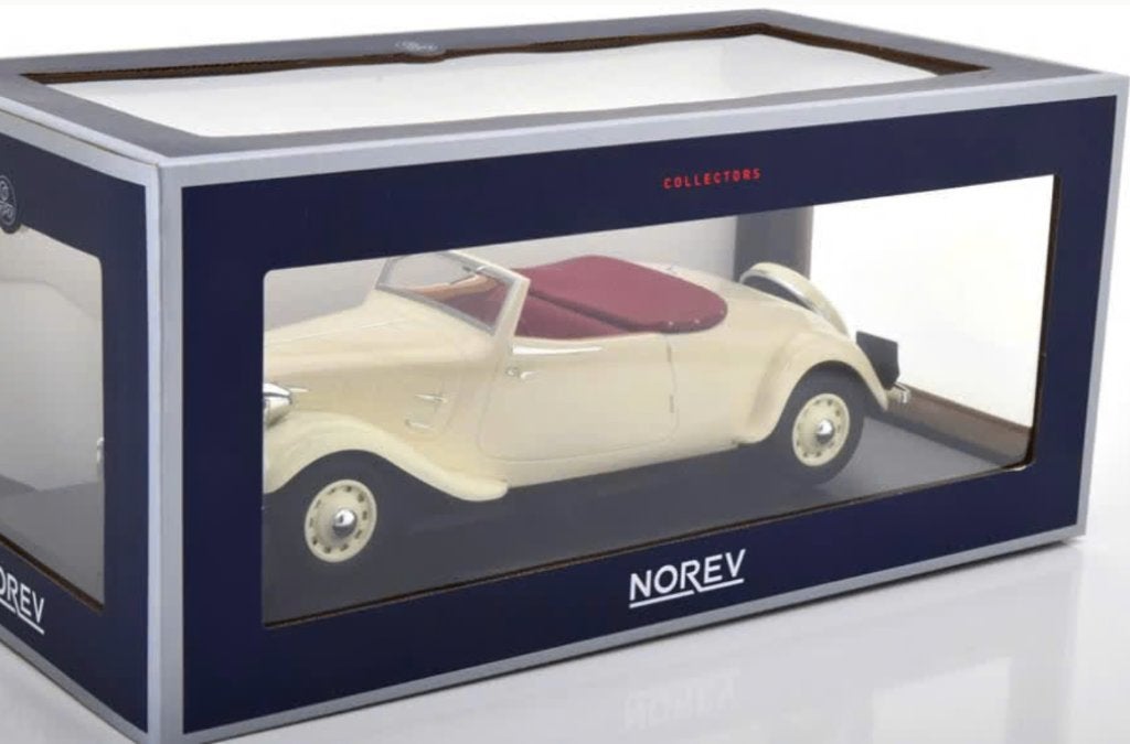 CITROEN TRACTION 11B CABRIO WIT 1939 1/18 NOREV ref: 181440, Hobby en Vrije tijd, Modelauto's | 1:18, Verzenden, Nieuw, Auto, Norev