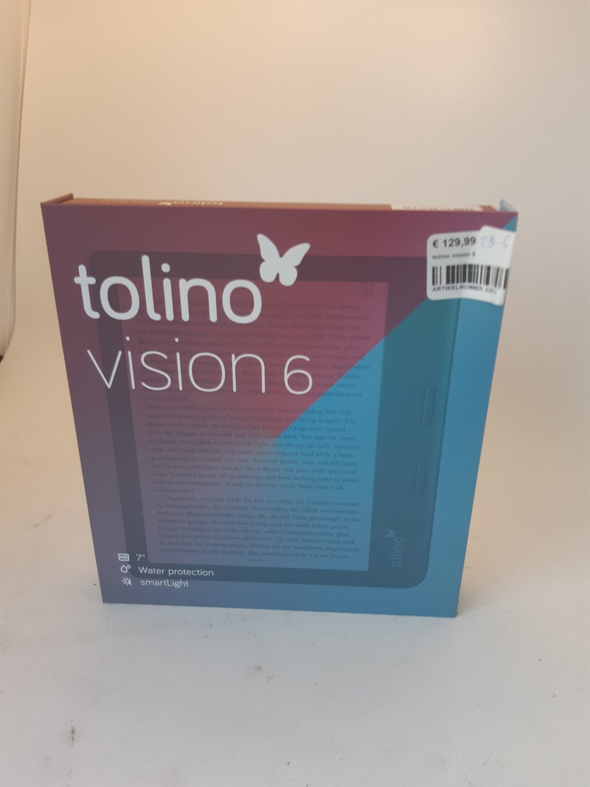 Tolino Vision 6 E-reader - Zo goed als nieuw, Computers en Software, E-readers, Wi-Fi, Tolino GmbH, Ophalen of Verzenden, Zo goed als nieuw