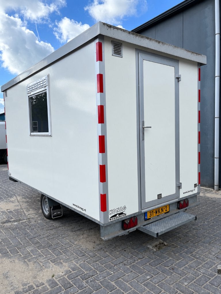 Te koop nieuwe snelverkeer schaftwagen bouwkeet met berging, Ophalen, Nieuw