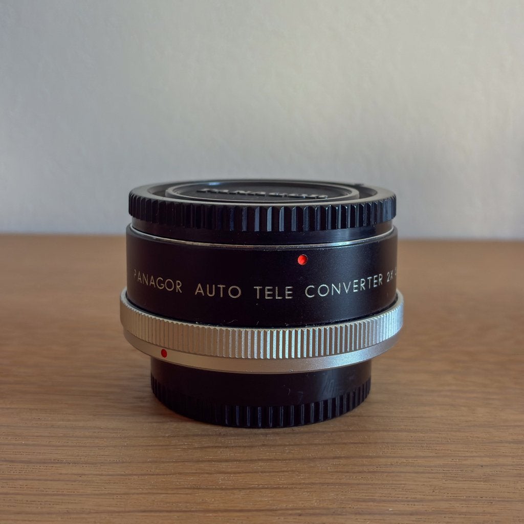 Een Panagor Teleconverter 2x-variant met Canon vatting, Overige merken, Canon FD, Ophalen of Verzenden, Zo goed als nieuw
