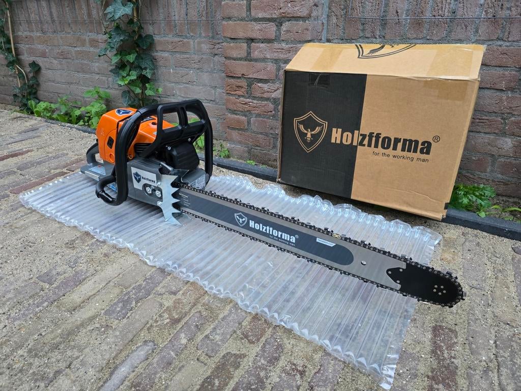 Holzzforma G660 Benzine Kettingzaag 89cc 70CM Nieuw Garantie, Ophalen of Verzenden, Nieuw, Overige soorten, Holzzforma