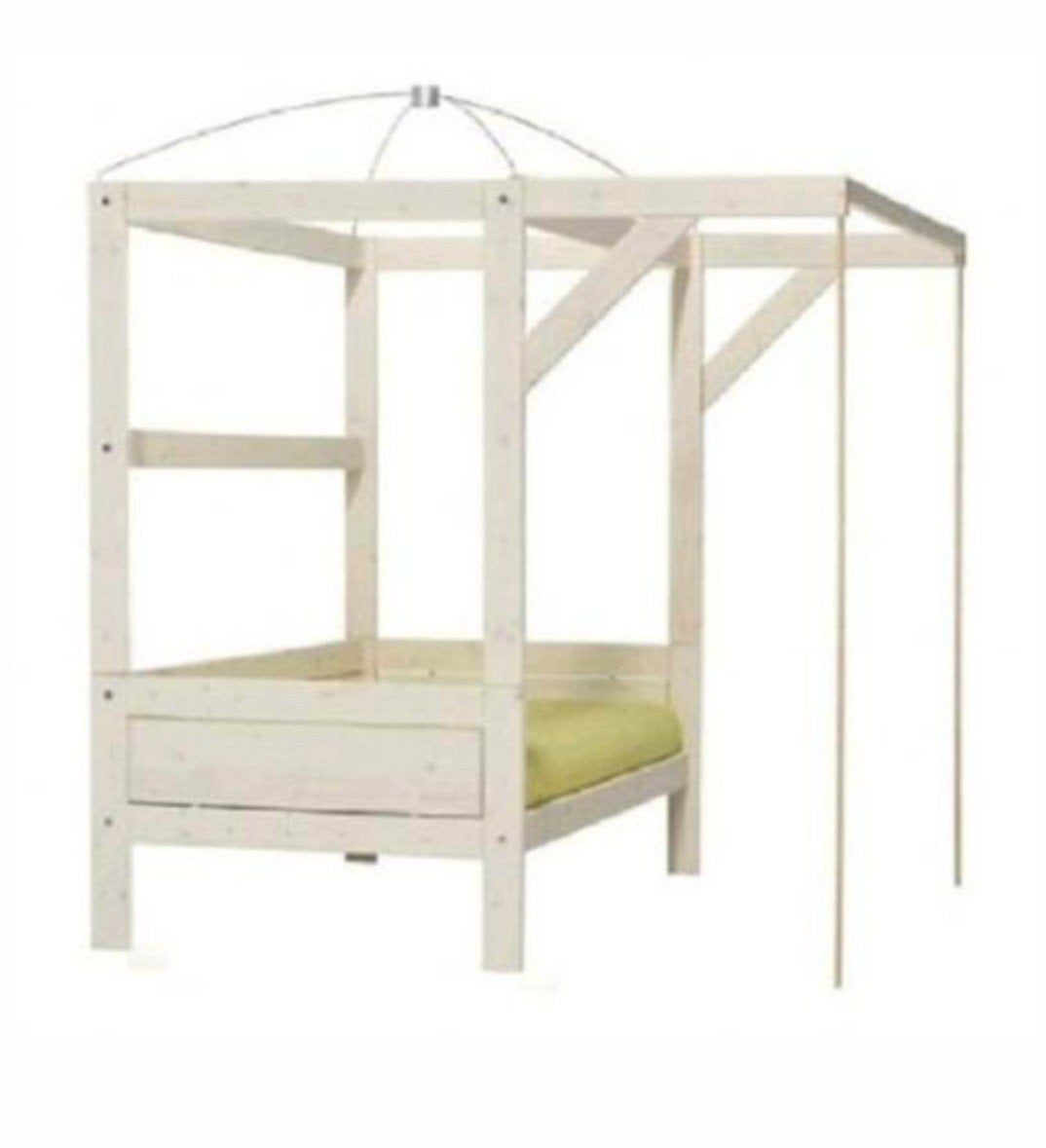 Hemelbed met frame en bedtent PinkGarden ExtraLarge, Ophalen, Gebruikt, 180 cm of meer, 85 tot 100 cm