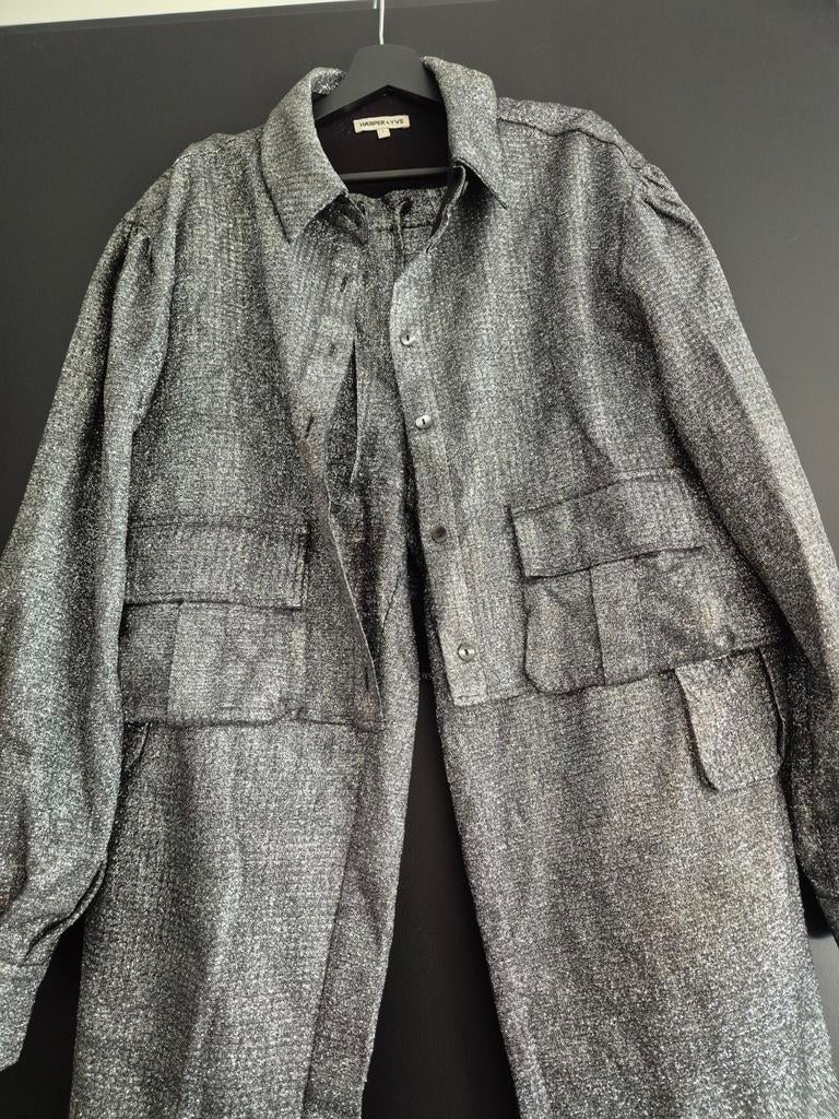 Harper & Yve Glitterpak Maat L - 1x Gedragen, Kostuum of Pak, Overige kleuren, Maat 42/44 (L), Ophalen of Verzenden
