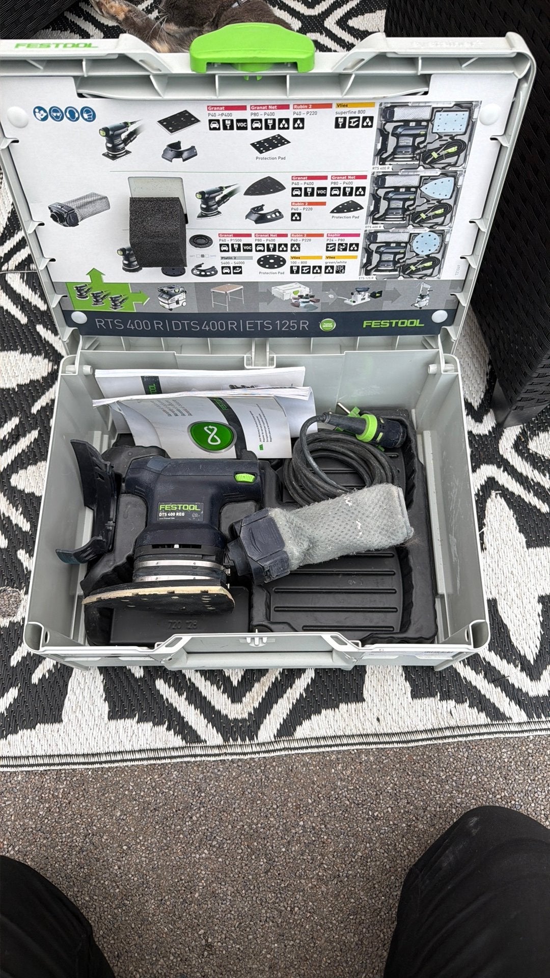Festool DTS 400 REQ schuurmachine, Doe-het-zelf en Verbouw, Gereedschap | Schuurmachines, Ophalen of Verzenden, Zo goed als nieuw