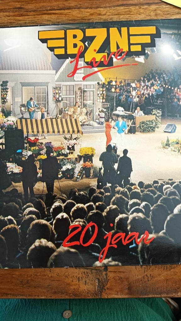 BZN Live  20 jaar dubbel lp, Inclusief binnenhoes, Ophalen, Gebruikt, 12 inch
