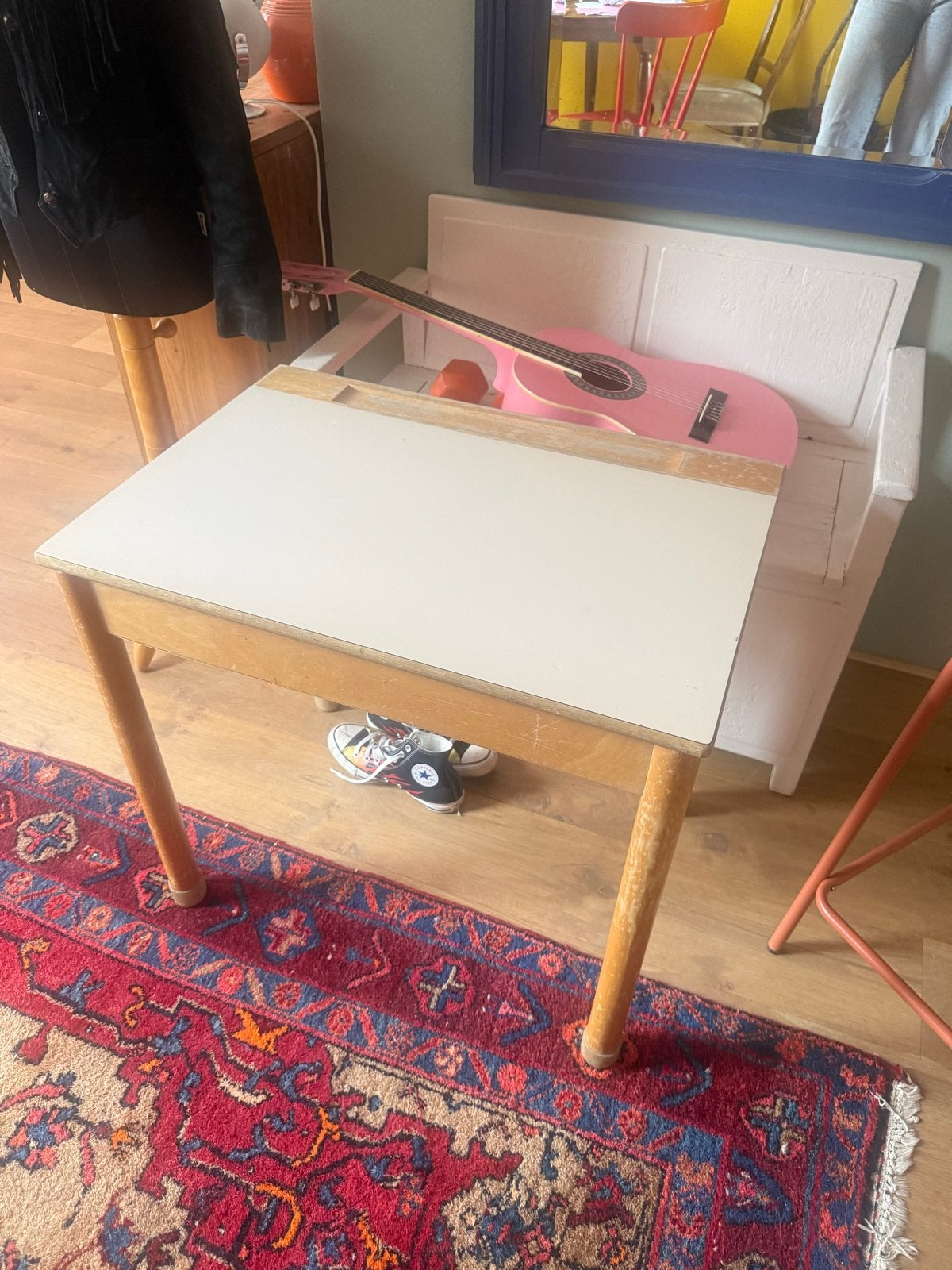 Kleuter tekentafel met opbergruimte, Ophalen, Gebruikt, Tafel(s)