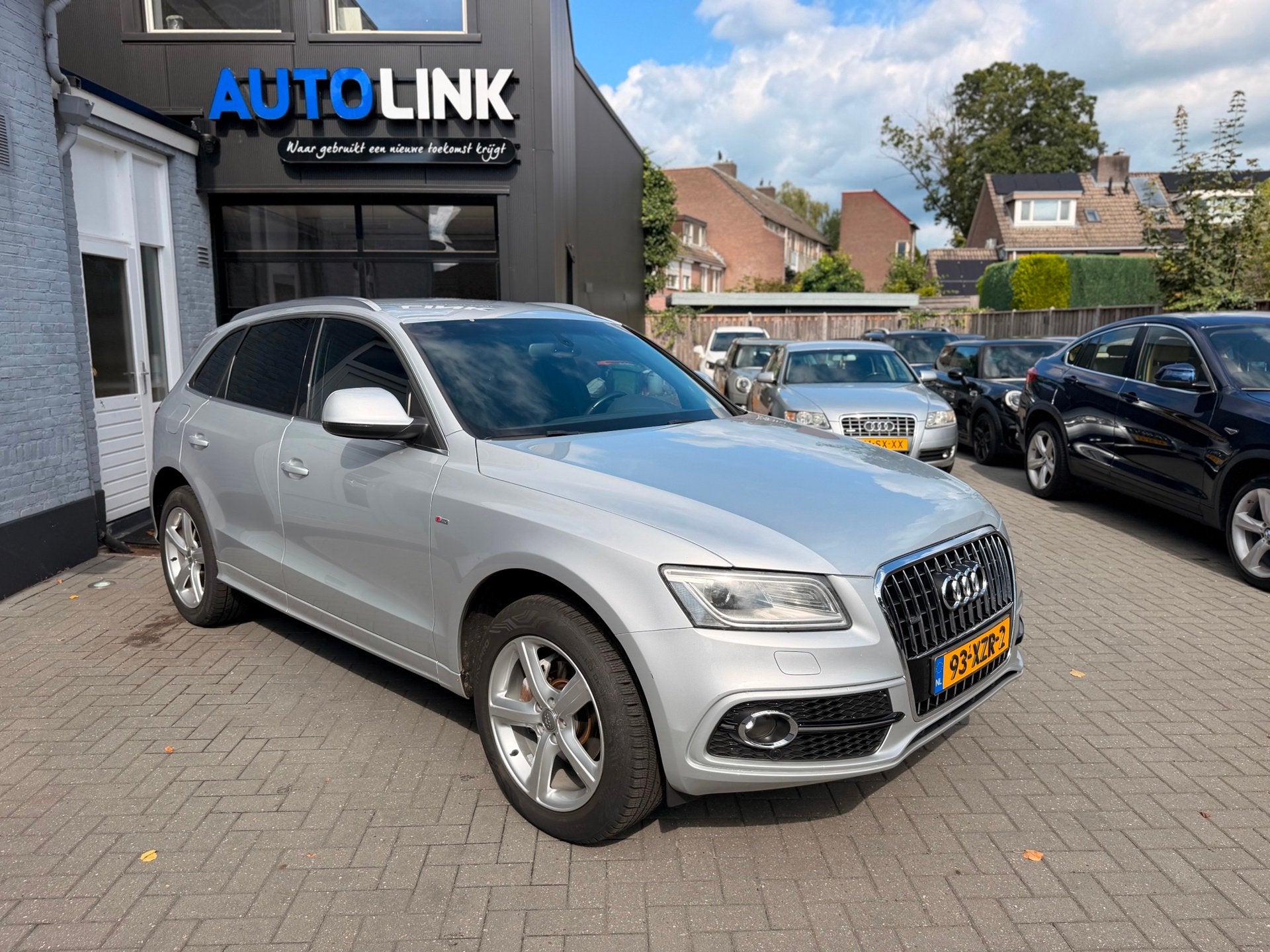 Audi Q5 2.0 TFSI | S LINE | AUTOMAAT | XENON | TREKHAAK |, Gebruikt, Zwart, 4 cilinders, Leder en Stof