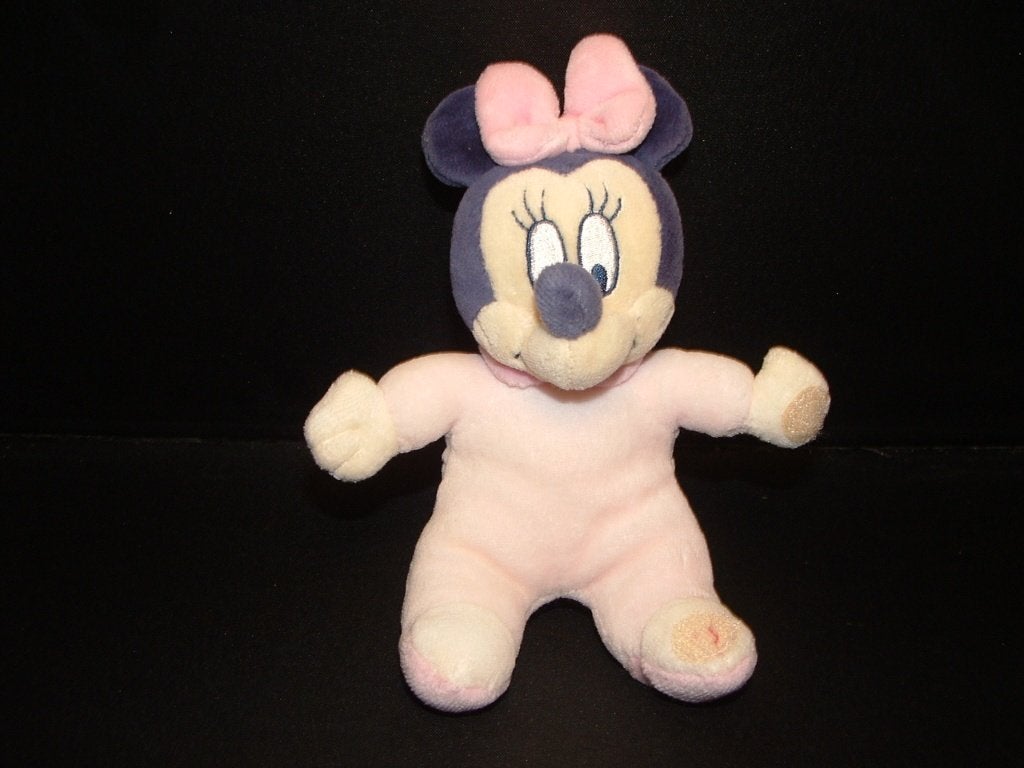 NICOTOY DISNEY BABY MINNIE MOUSE MUIS VELOURS, Ophalen of Verzenden, Nieuw, Overige typen
