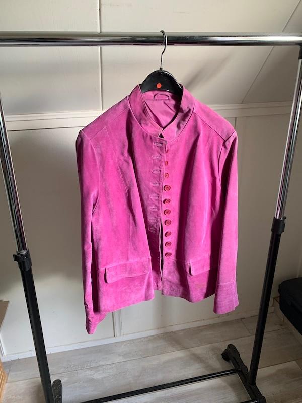 Paarse blazer, Paars, Maat 46/48 (XL) of groter, Ophalen of Verzenden, Jasje