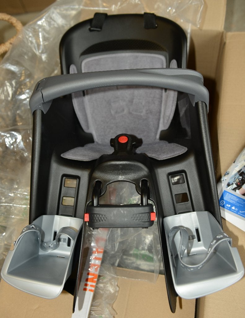 Kinderzitje Polisport Bilby Junior zwart / donkergrijs, Fietsen en Brommers, Fietsaccessoires | Fietsstoeltjes, Voetsteuntjes