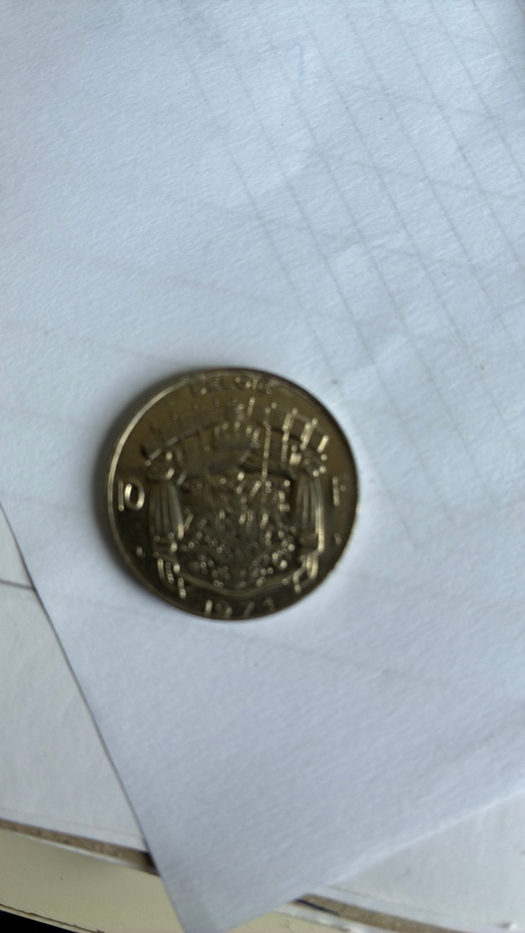 België 10 frank 1971 NL tekst, Postzegels en Munten, Ophalen of Verzenden