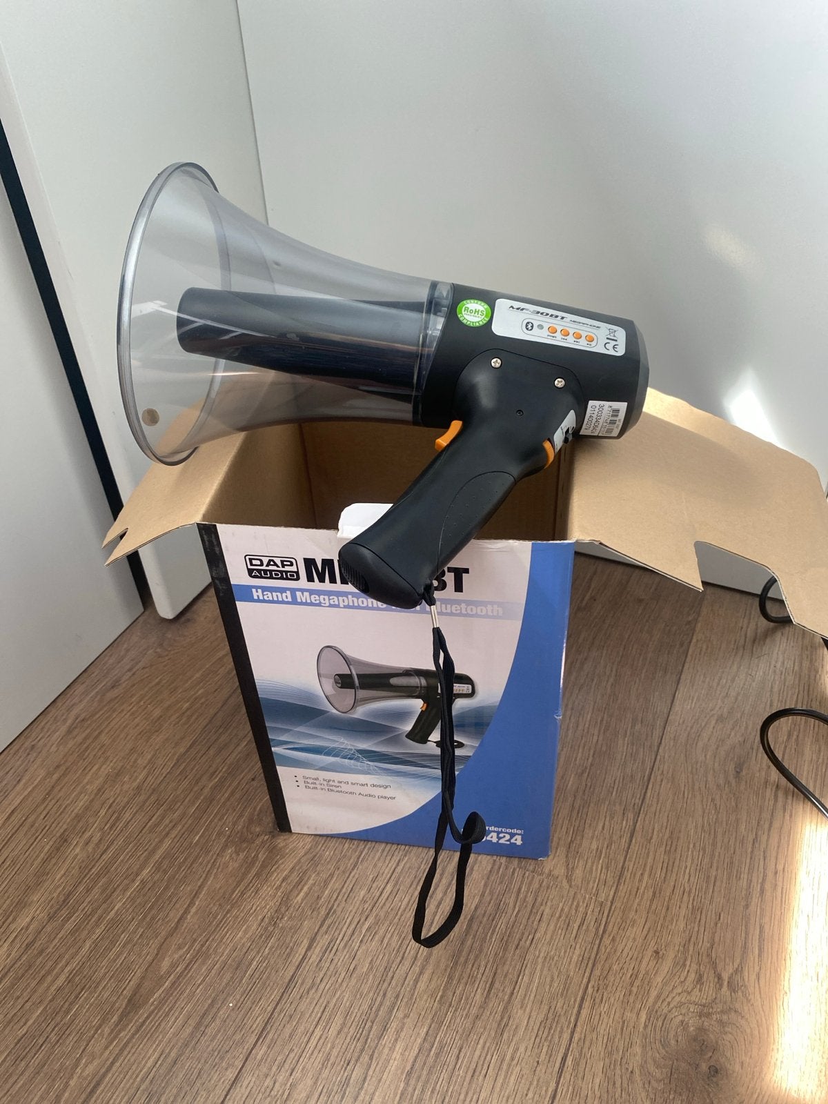 DAP Audio Hand Megaphone met Bluetooth - Zo goed als nieuw, Ophalen of Verzenden, Zo goed als nieuw