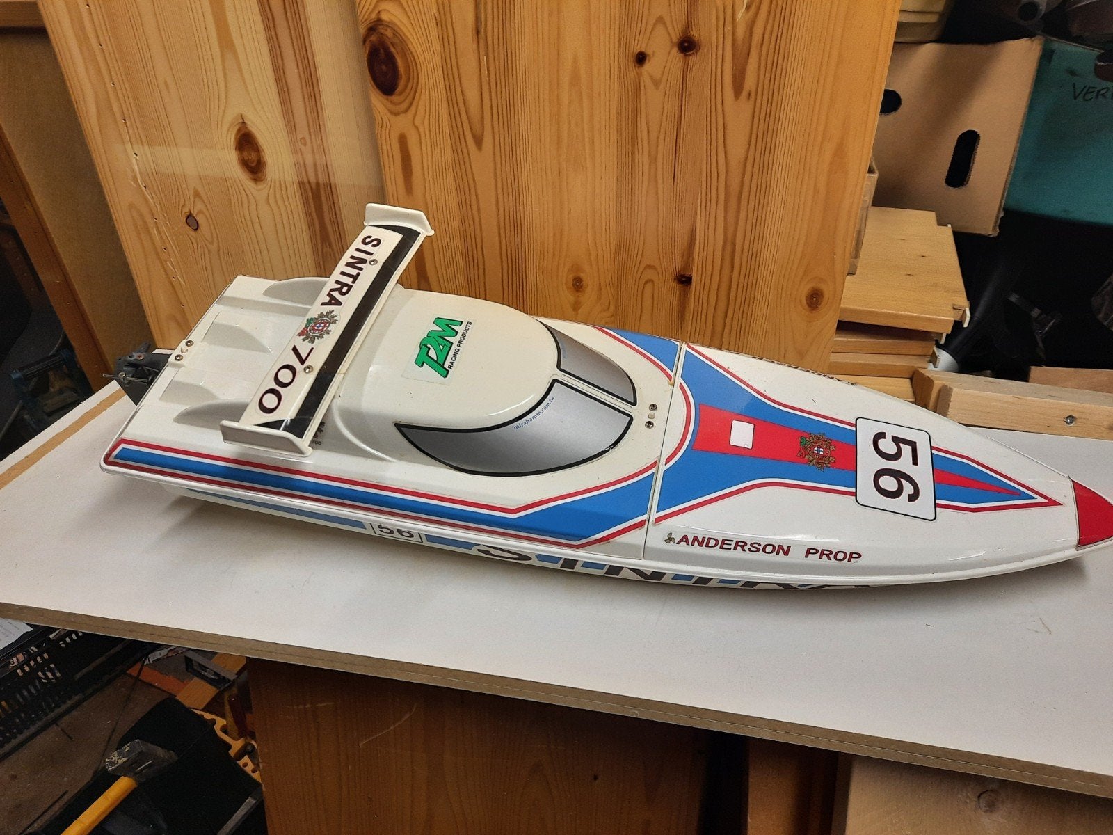 RC Speedboot Sintra 700, Ophalen of Verzenden, Gebruikt, Overige merken