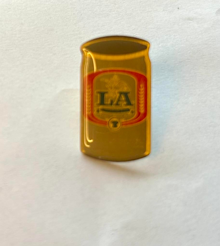 Vintage LA Bier Blikje Pin - Uniek Verzamelobject, Ophalen of Verzenden, Zo goed als nieuw, Overige onderwerpen, Speldje of Pin