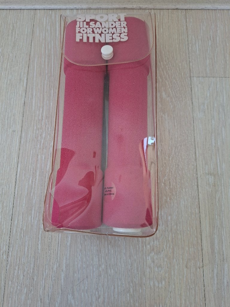 Jil Sander For Women Fitness Dumbbells Roze, 2x 660 gram, Ophalen, Gebruikt, Armen, Dumbbell