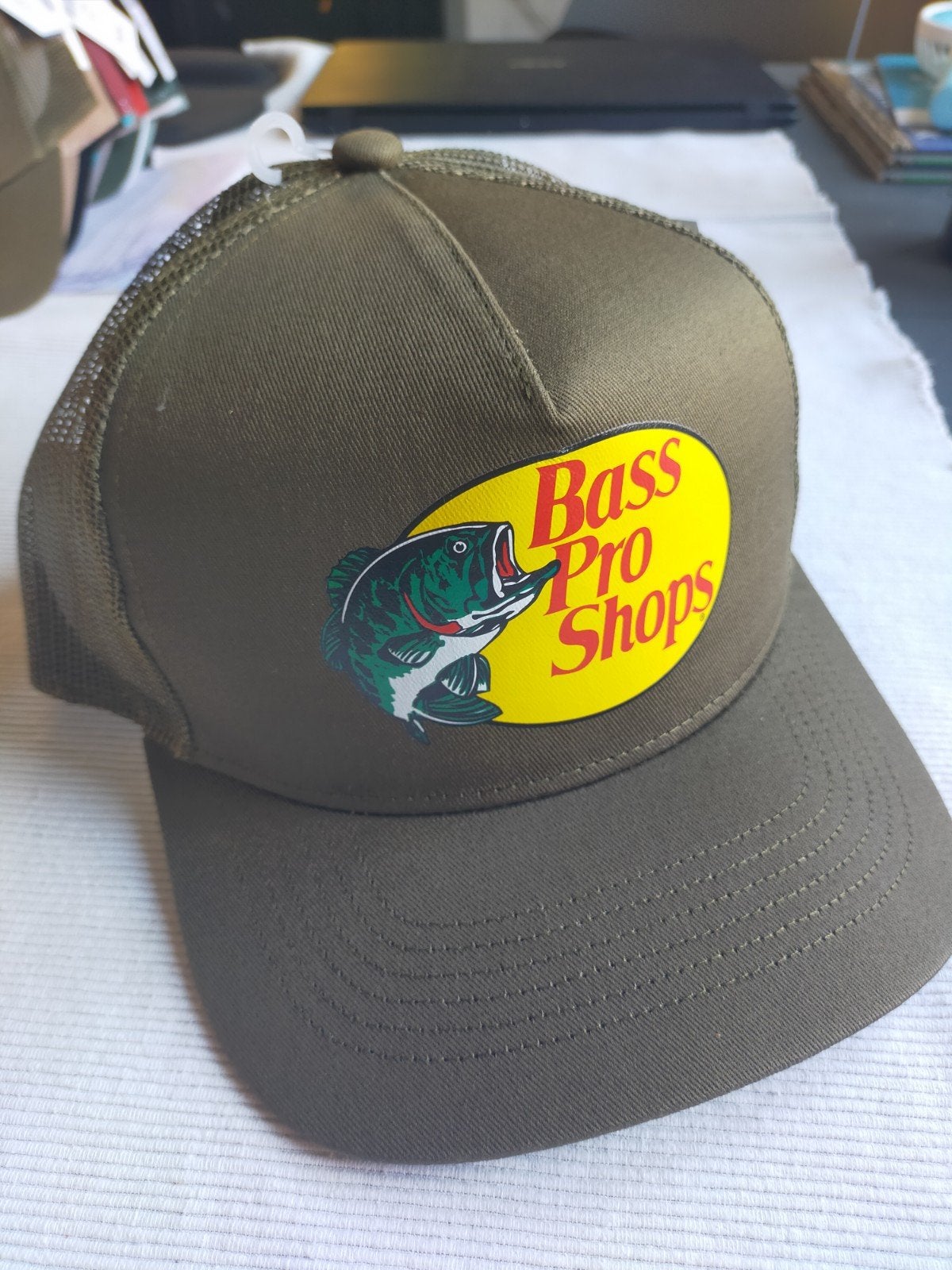 Bass Pro Shops Trucker Cap ,leger groen - Nieuw, Bass Pro Shops, Nieuw, Pet, One size fits all