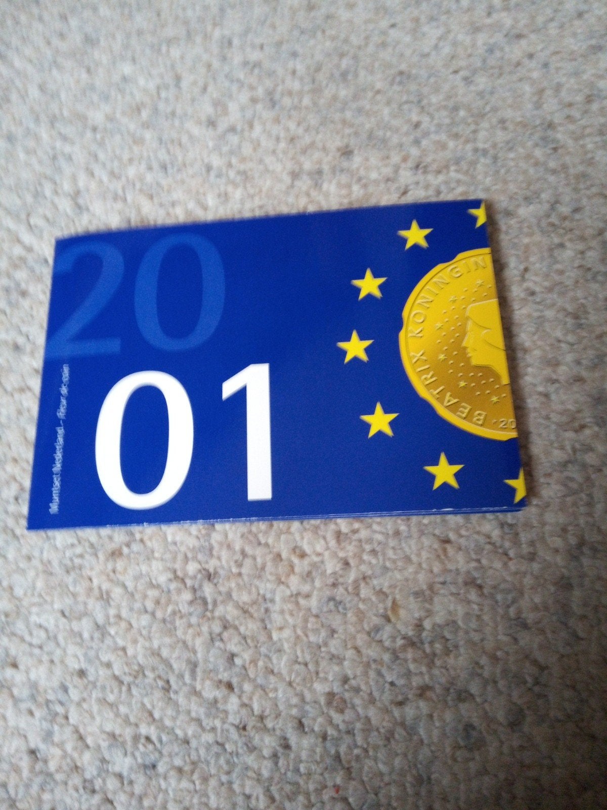 Nederlands Euro Muntset 2001 Koningin Beatrix FDC., Postzegels en Munten, Ophalen of Verzenden, Koningin Beatrix, Euro's, Setje