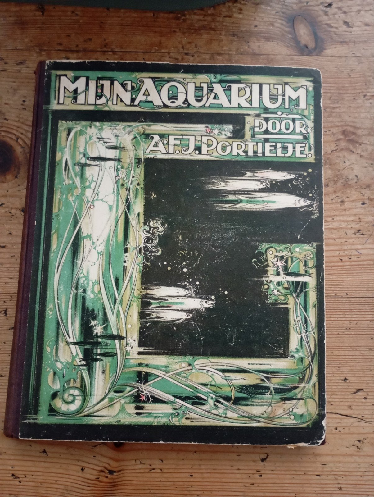 Vintage AFJ Portielje Mijn Aquarium 1925 Verkadefabriek, Boeken, Ophalen of Verzenden, Gelezen