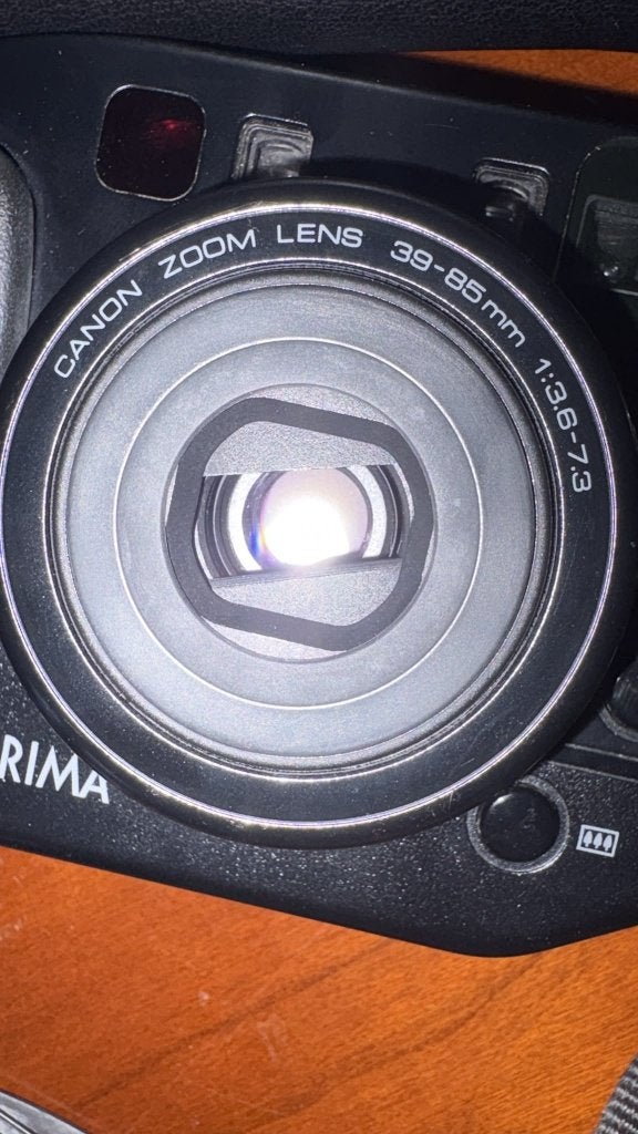 Canon Prima Zoom F analoge camera 39-85mm vintage, Ophalen of Verzenden, Gebruikt