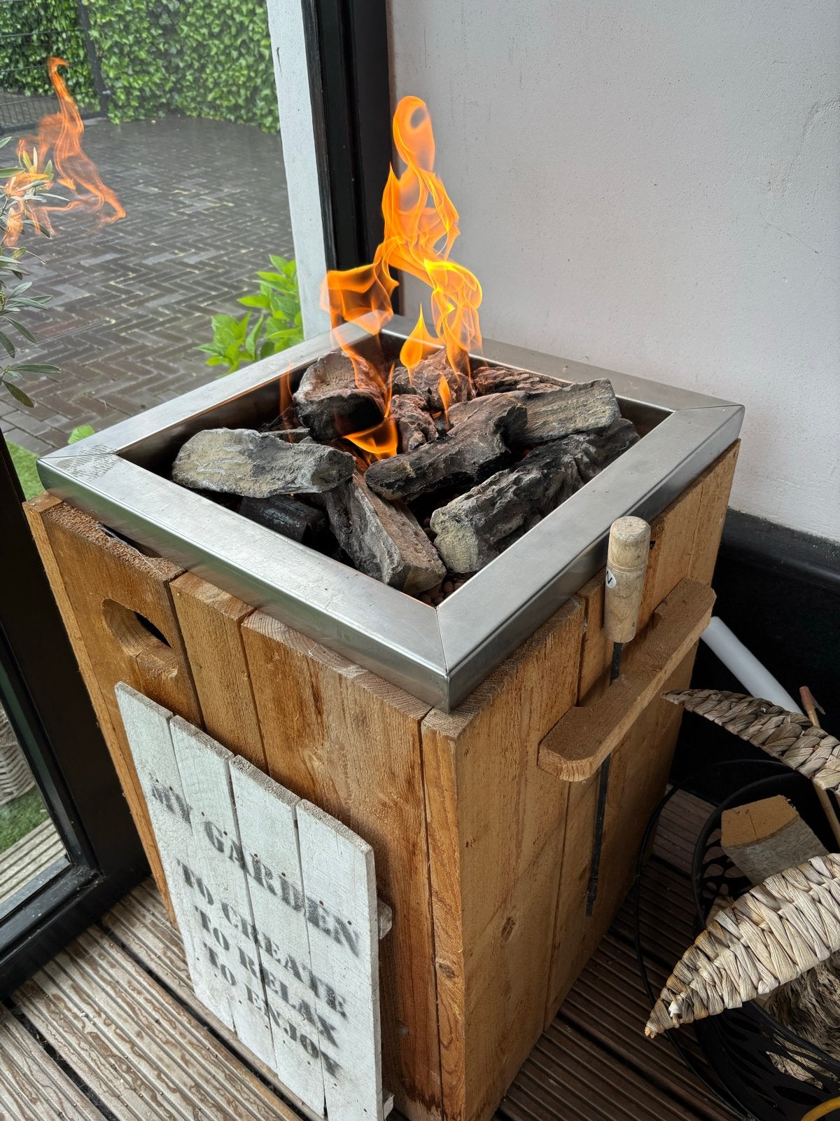 Mooie buitenhaard voor elke plek, Ophalen, Gebruikt
