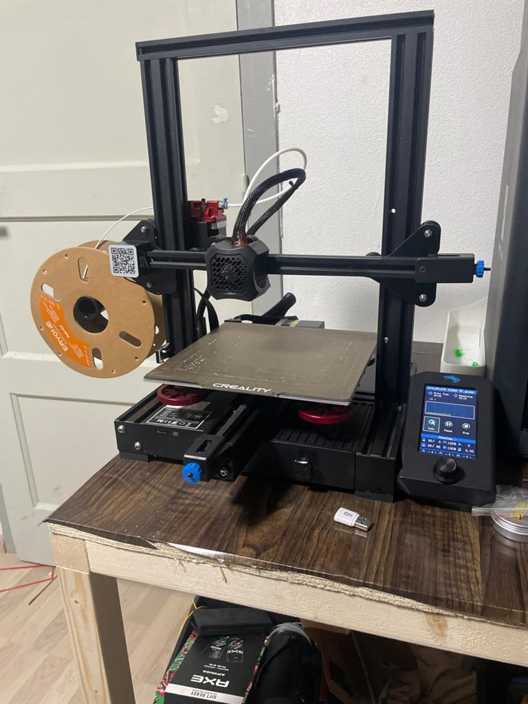 Creality Ender 3 V2 3D-printer - Goede staat, Computers en Software, 3D Printers, Zo goed als nieuw, Filament, Ophalen