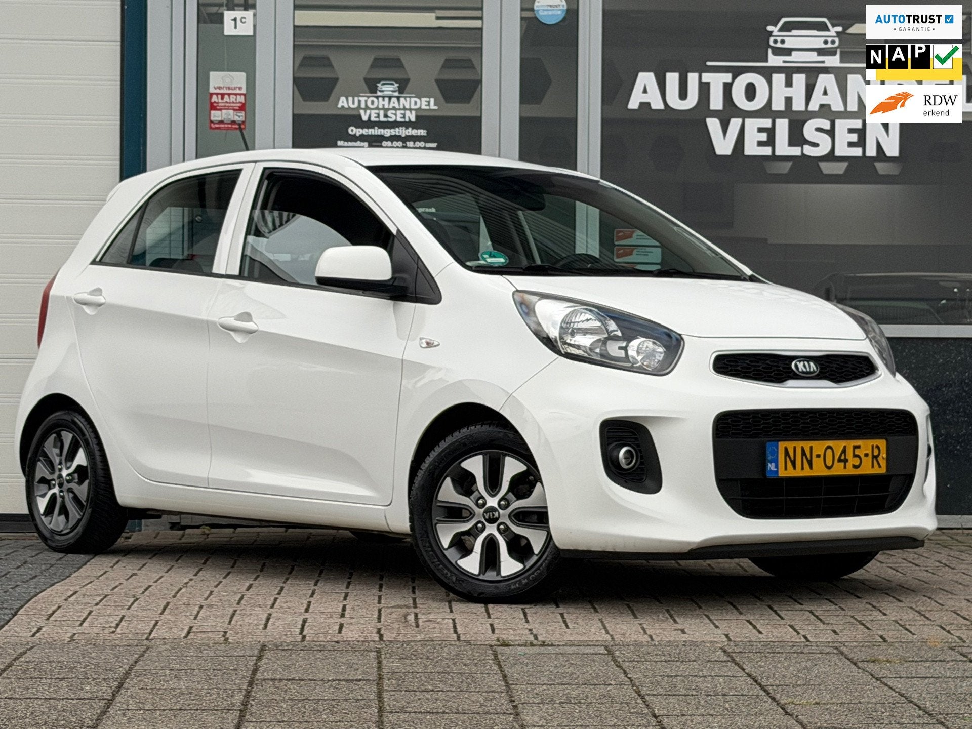 Kia Picanto 1.0 CVVT EconomyPlusLine Navi Camera, Auto's, Voorwielaandrijving, Gebruikt, Euro 6, 4 stoelen