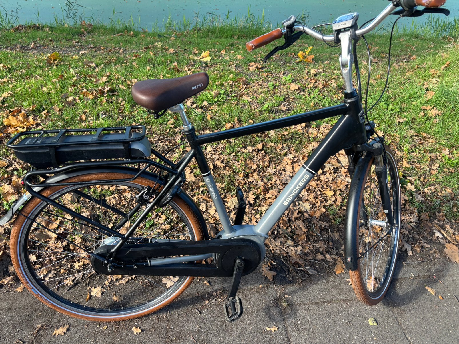 Brinckers Granville M8 Bosch E-bike, Ophalen, Gebruikt, Brinckers, 50 km per accu of meer