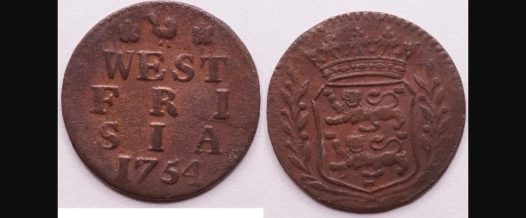 Duit 1754, West-Friesland, provincie, Ophalen of Verzenden, Vóór koninkrijk, Overige waardes, Losse munt