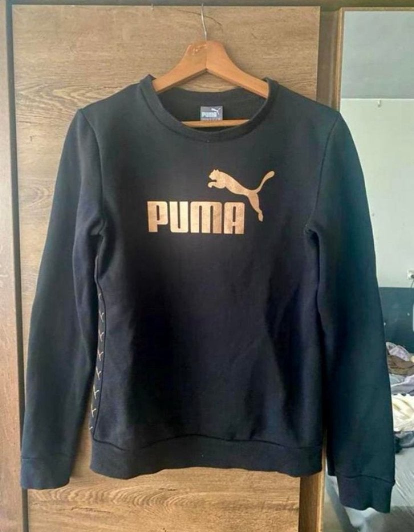 Puma sweater, maat M, Kleding | Dames, Truien en Vesten, Zo goed als nieuw, Maat 38/40 (M), Zwart, Ophalen of Verzenden