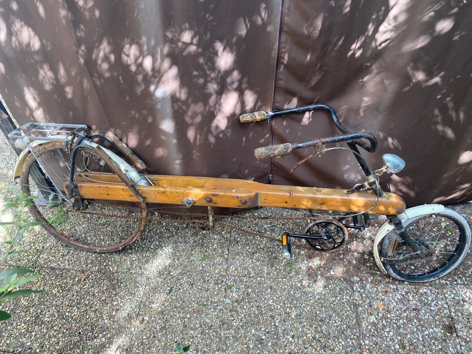 Ruilen mogelijk: Zelfbouw ligfiets uit de jaren ‘50, Ophalen of Verzenden, Gebruikt, Overige merken