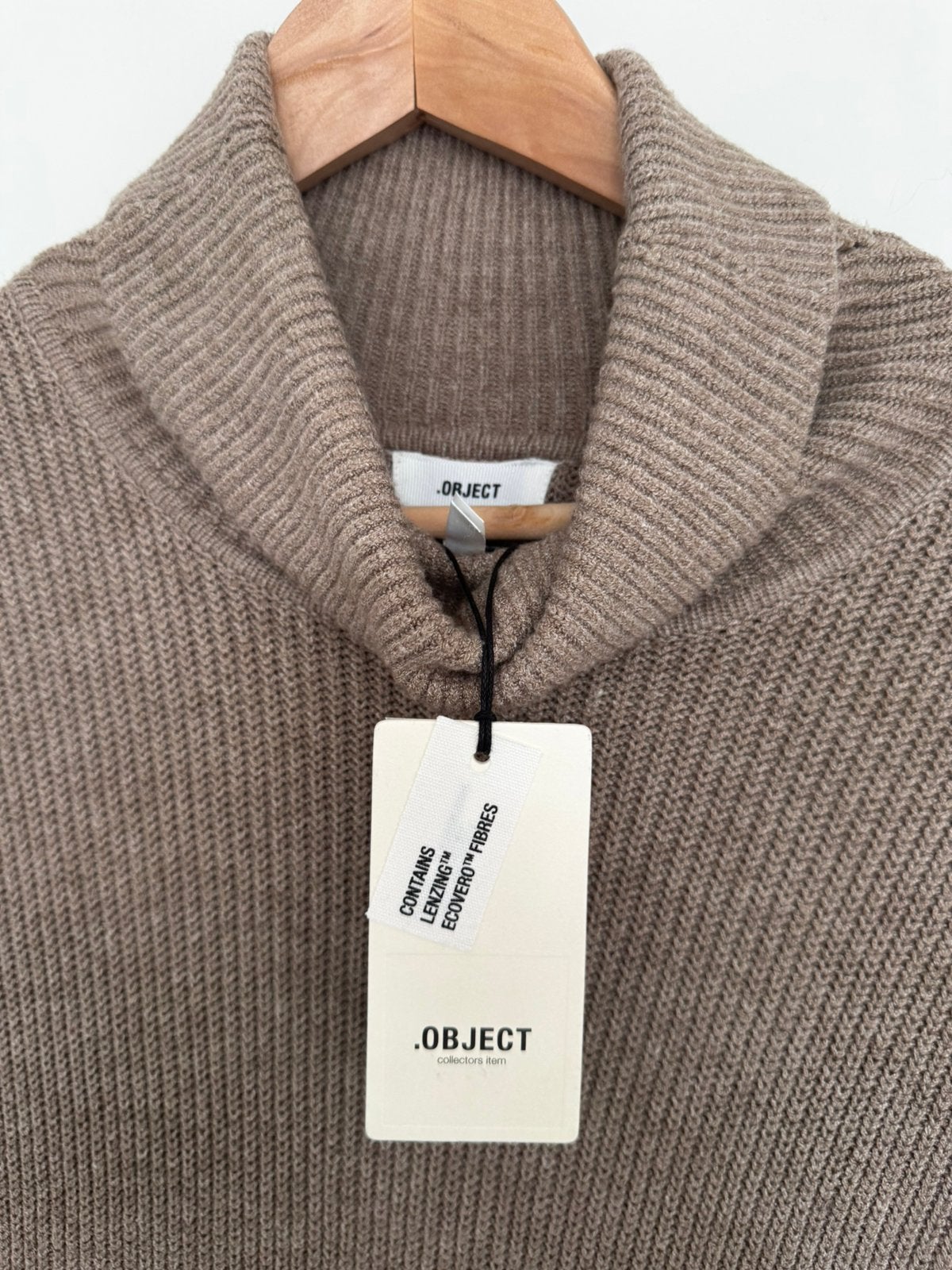 Te koop een ( nieuwe) jurk van Object, Kleding | Dames, Beige, Maat 46/48 (XL) of groter, Nieuw, Ophalen of Verzenden