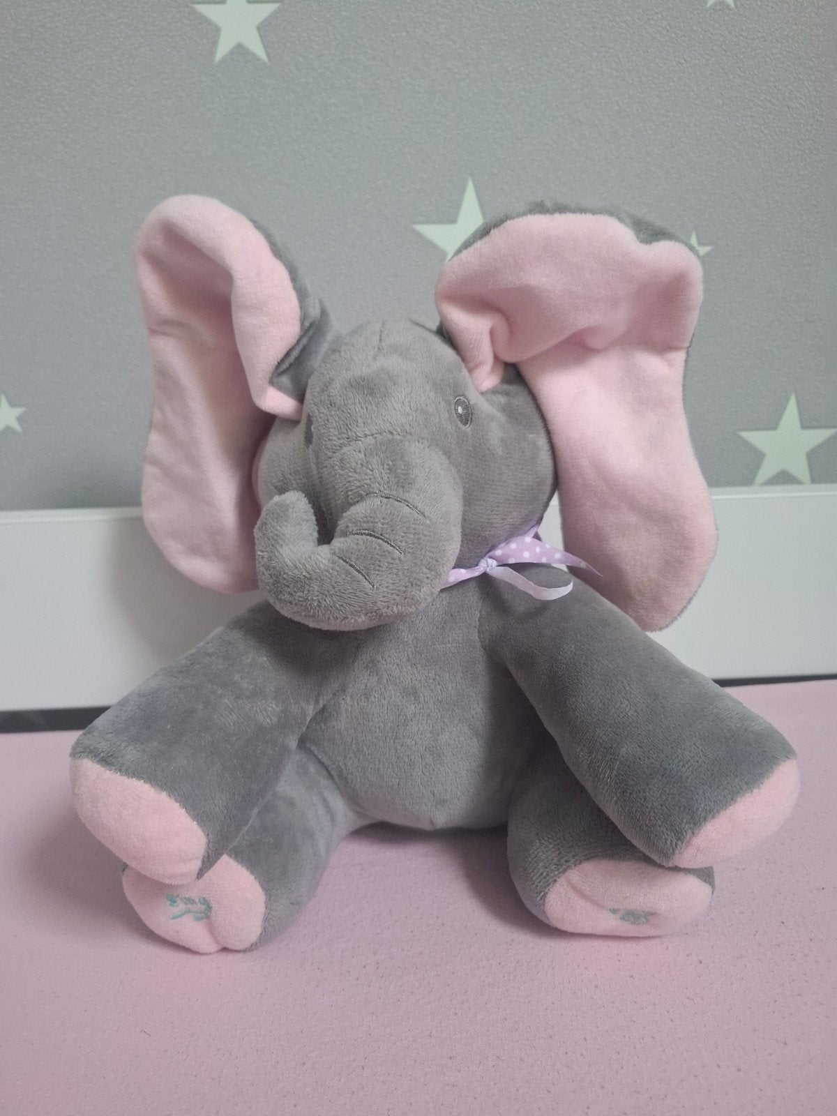 Kiekeboe olifant (roze), Ophalen, Overige merken, Met geluid, Zo goed als nieuw
