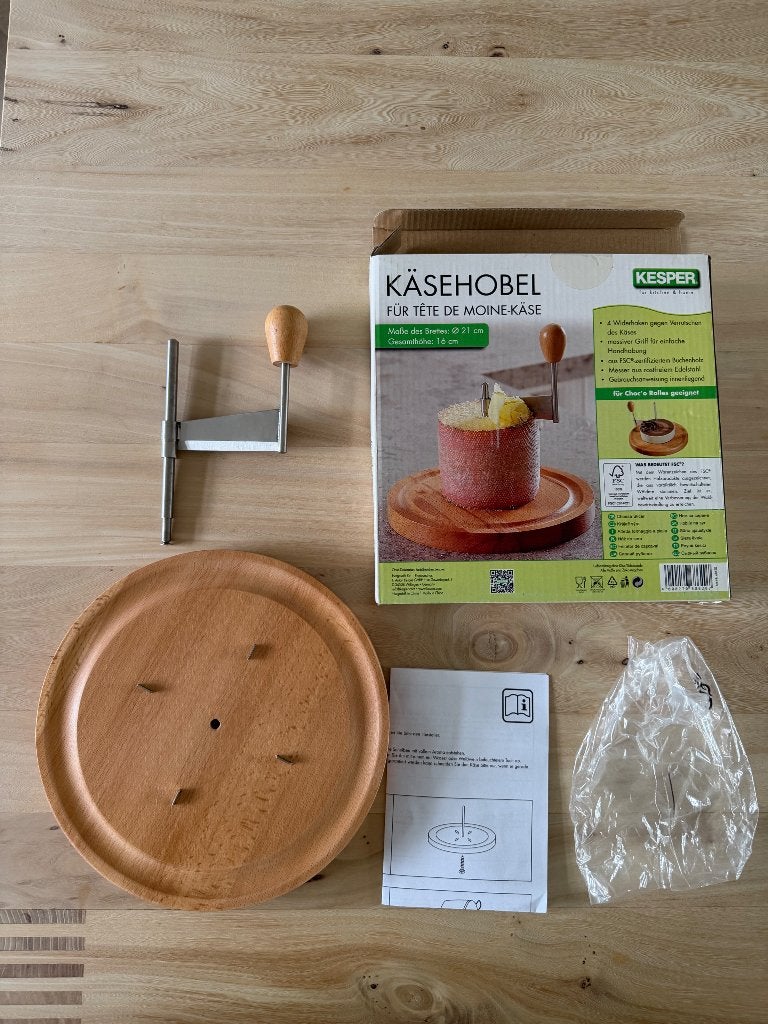 Kaaskruller voor Tête de moine, Overige typen, Hout, Nieuw, Ophalen of Verzenden