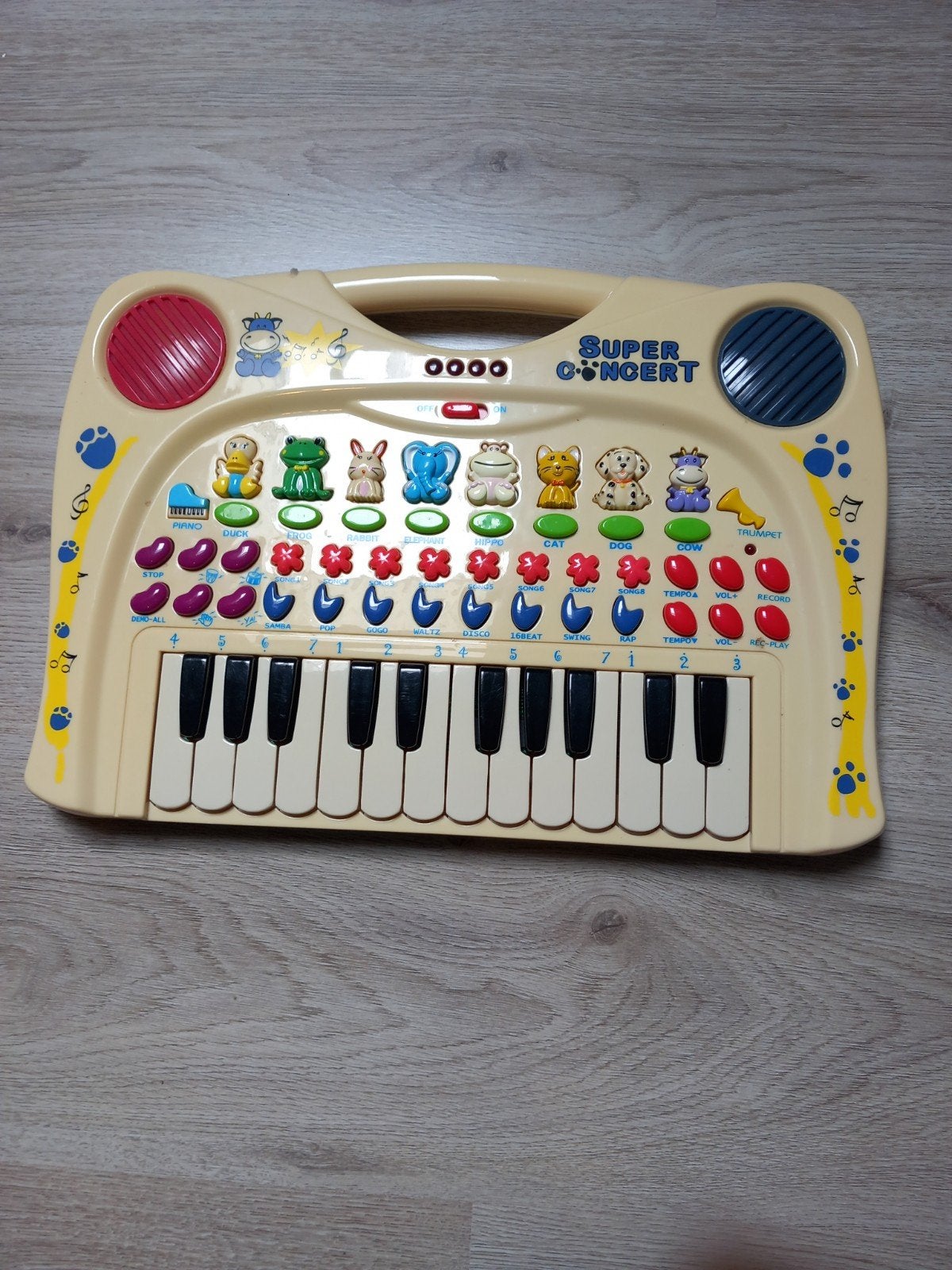 Super Concert keyboard met leuke geluiden en dierengeluiden, Ophalen of Verzenden