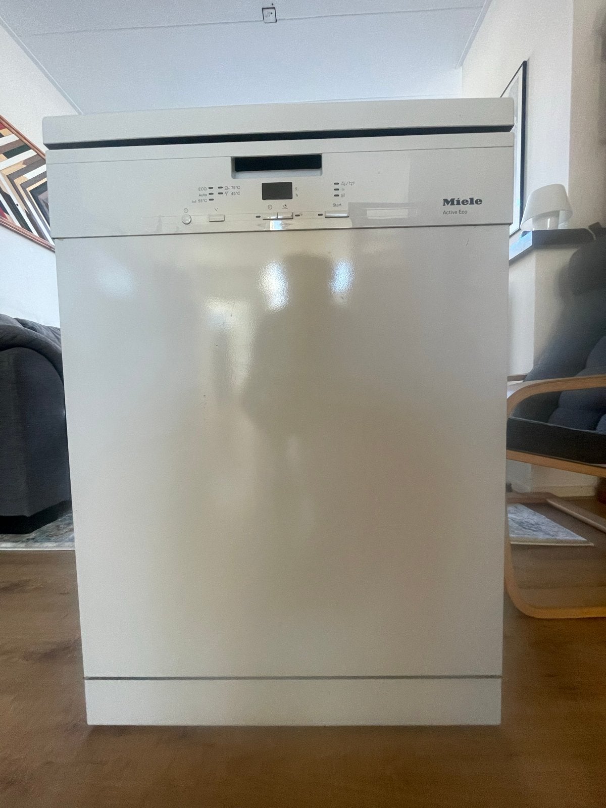Miele G4310BW Vrijstaande Vaatwasser - Active -  Eco, Witgoed en Apparatuur, Vaatwasmachines, Ophalen, Gebruikt, 60 cm of meer