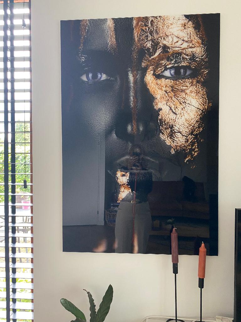 Plexiglas  schilderij, Ophalen, Zo goed als nieuw, Schilderij, 75 tot 100 cm
