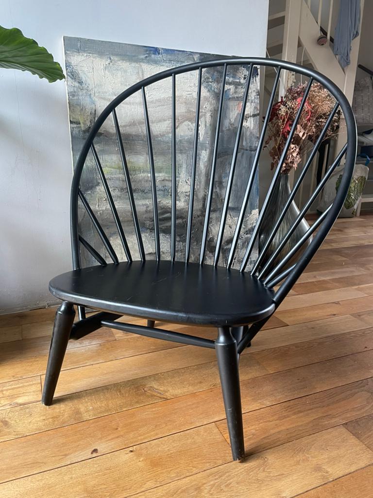 Bågen Side Chair in Wood by Engström & Myrstrand, 1950, Antiek en Kunst, Antiek | Meubels | Stoelen en Banken, Ophalen