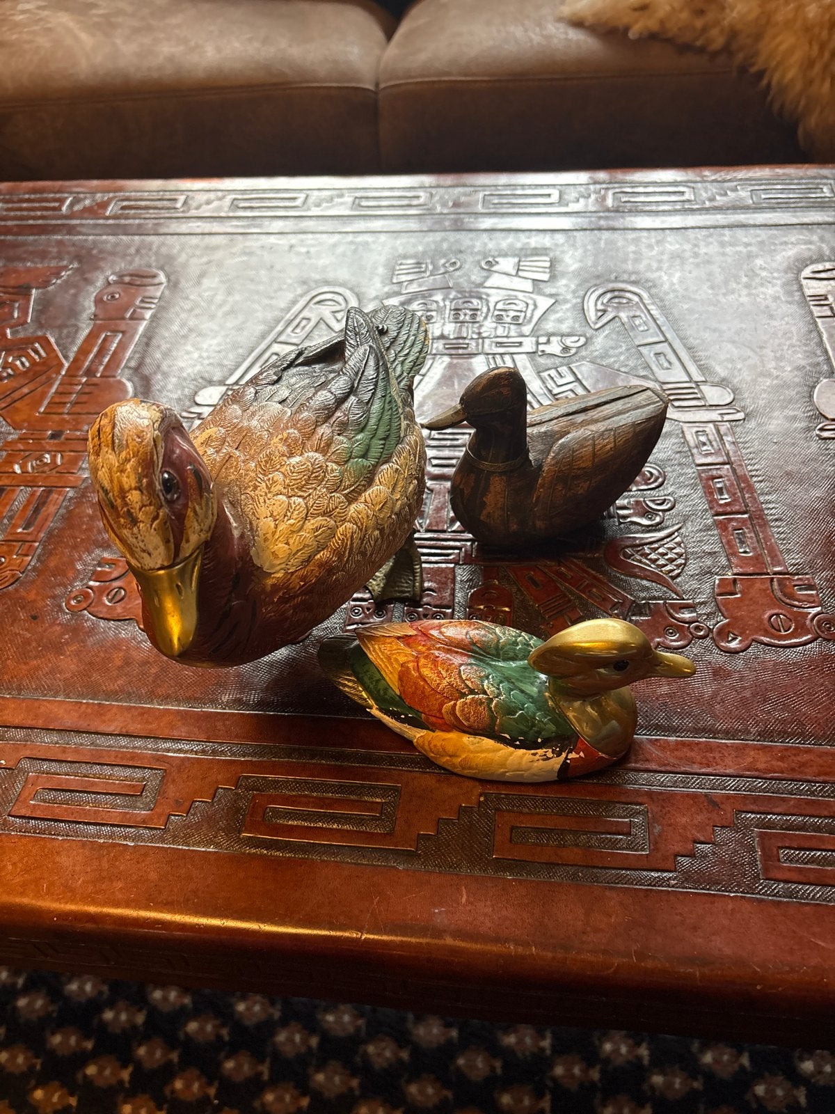 Set van 2 decoratieve eenden van FLLI MALEVOLTI, Antiek en Kunst, Ophalen of Verzenden
