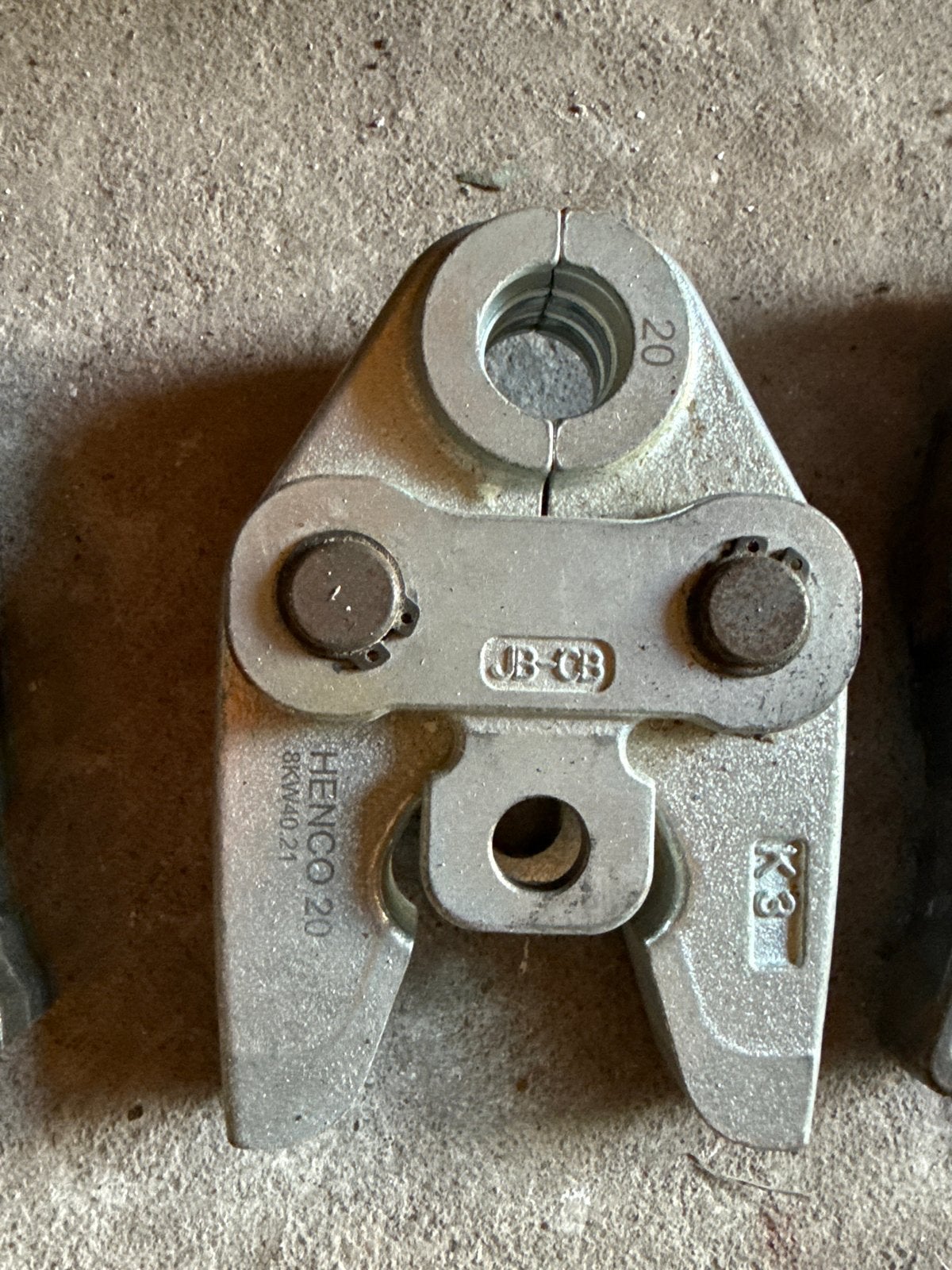 Henco th 20mm persbek voor meerlagenbuis, Ophalen of Verzenden, Gebruikt, Overige typen, Overige merken
