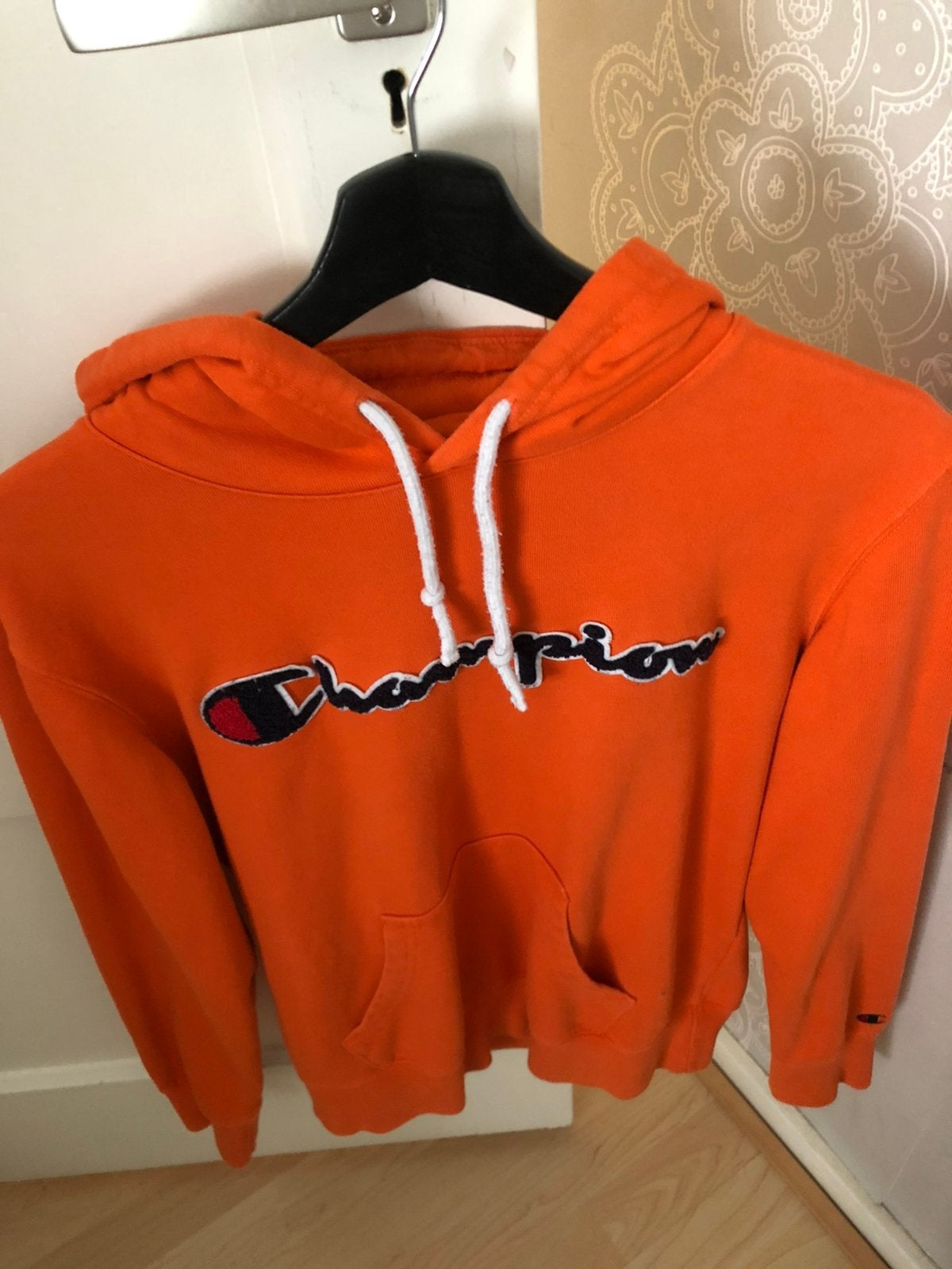 Hoodie, Kleding | Dames, Sportkleding, Ophalen, Overige typen, Oranje, Zo goed als nieuw