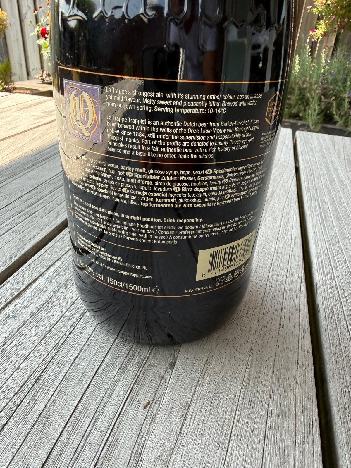 La trappe speciaal bier uit 2019, Verzamelen, Ophalen, Nieuw, Flesje(s), La Trappe