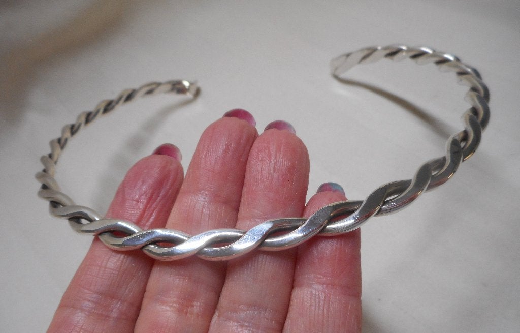 Nol Coopmans zilveren handgemaakte vintage spang nr.1247, Verzenden, Zo goed als nieuw, Zilver, Zilver