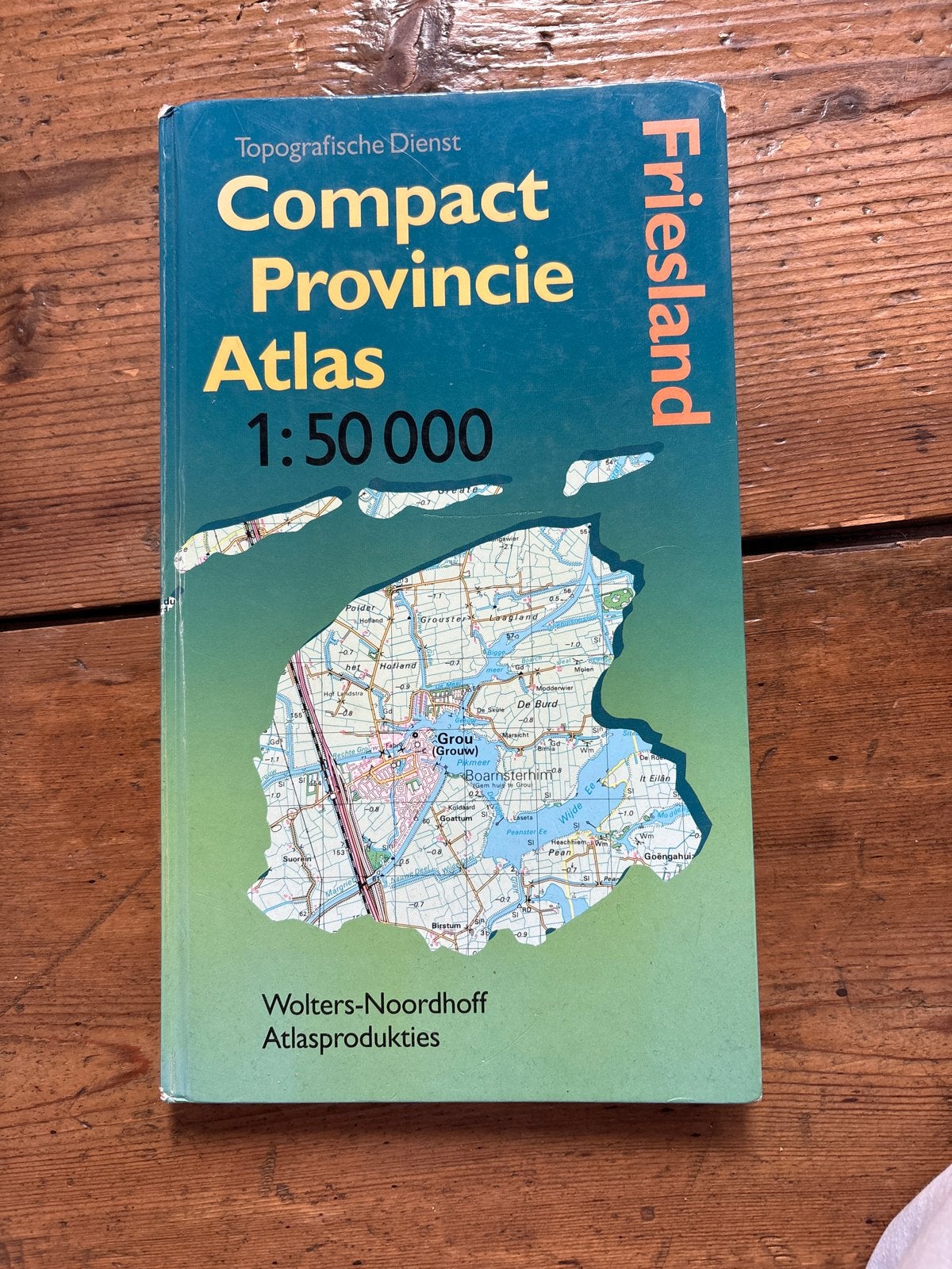 Compact Provincie Atlas Friesland 1:50 000, Gelezen, Overige atlassen, 2000 tot heden, Ophalen of Verzenden