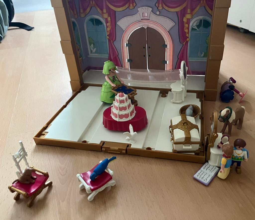 Playmobil Meeneem Prinsessenkoffer Uitgebreide Luxe Set, Ophalen of Verzenden, Zo goed als nieuw, Complete set